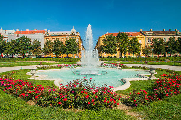 istock Fountain on King Tomislav Square in Zagreb, Croatia 487171408