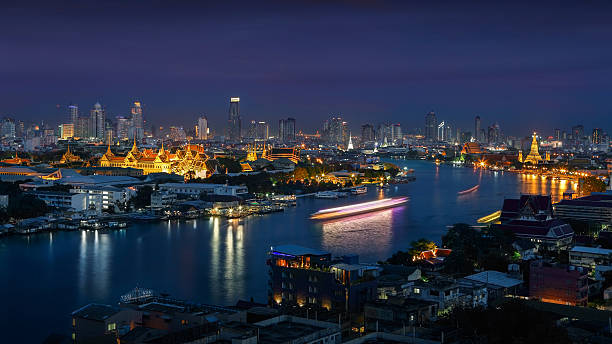 istock Grand Palace along the river at twilight 487173265
