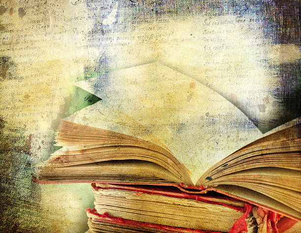 istock Vintage background with old books. Back to school 487175870