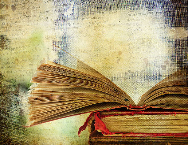 istock Vintage background with old books. Back to school 487175978