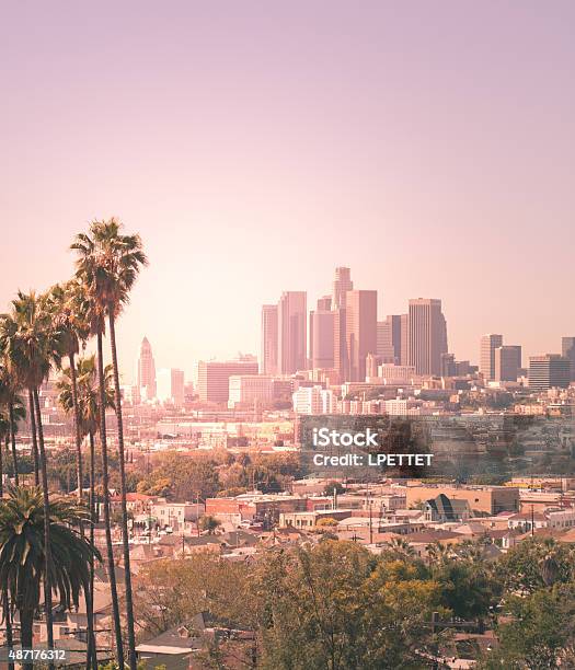 Centro De La Ciudad De Los Ángeles Foto de stock y más banco de imágenes de Este - Este, Los Ángeles, Condado de Los Ángeles