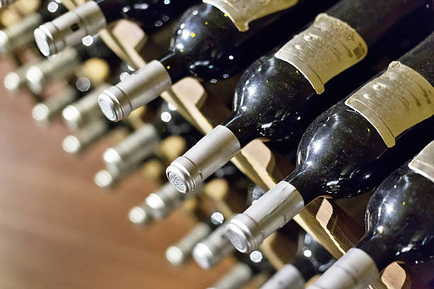 istock Wine cellar full of  bottles 487176631