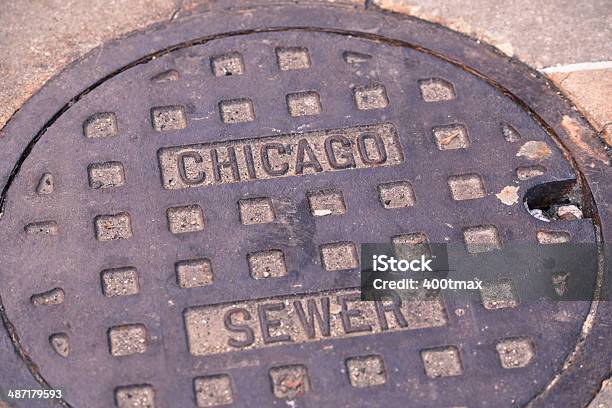 Foto de Chicago De Esgoto e mais fotos de stock de Anti-higiênico - Anti-higiênico, Bueiro, Buraco