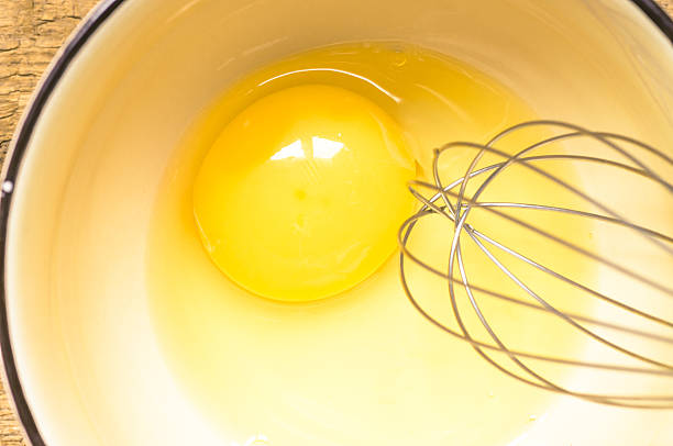 istock Eggs in a bowl and beater steel 487180896