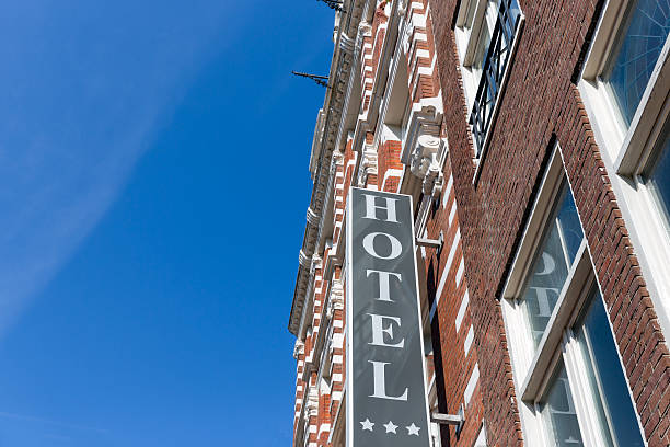 istock Facade  hotel in Amsterdam, The Netherlands 487181106