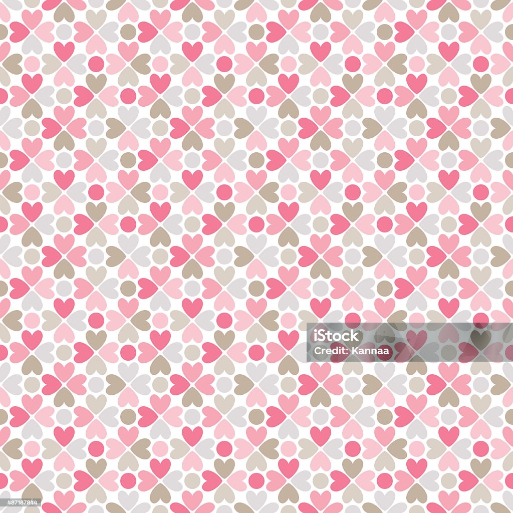 Floral  seamless pattern. Red, pink, gray, brown and white Floral  seamless pattern. Endless texture can be used for printing onto fabric and paper or scrap booking 2015 stock illustration