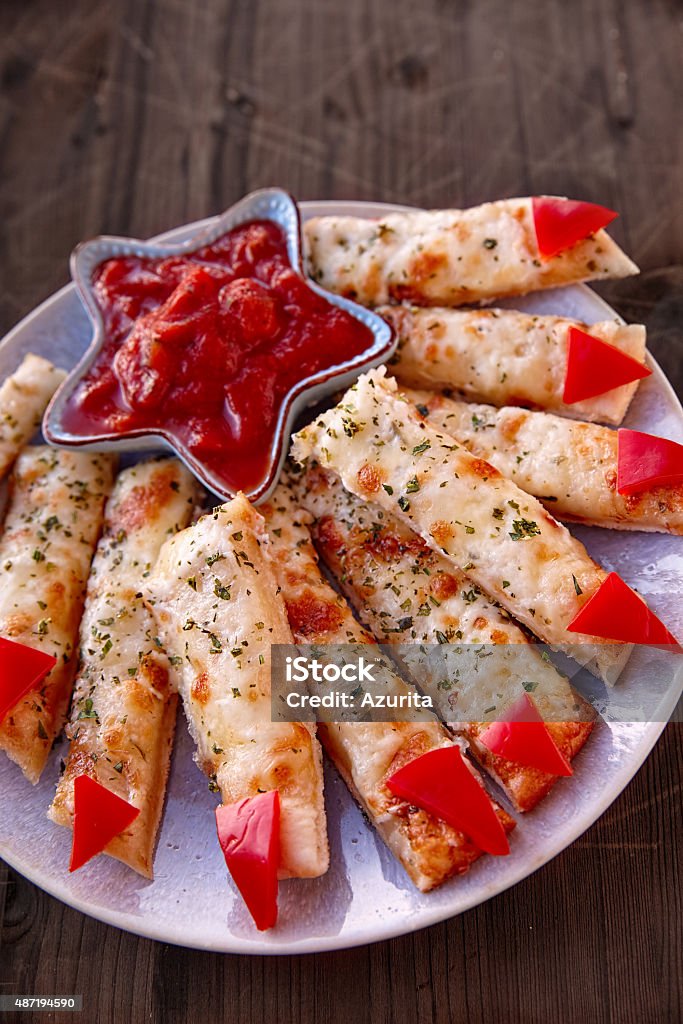 Cheesy Breadsticks Witch Fingers Cheesy Breadsticks Witch Fingers for Halloween Party 2015 Stock Photo