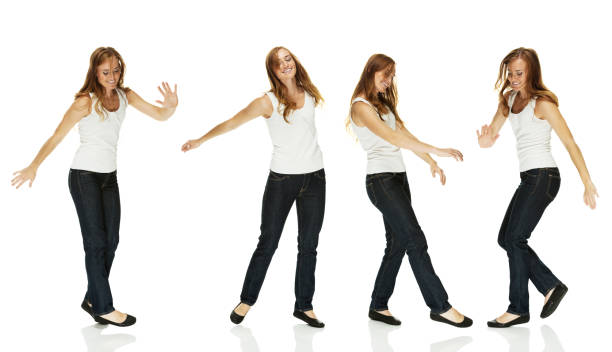 istock Various view of dancing woman 487194936