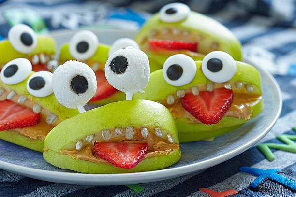 istock Spooky Halloween party monsters 487194966