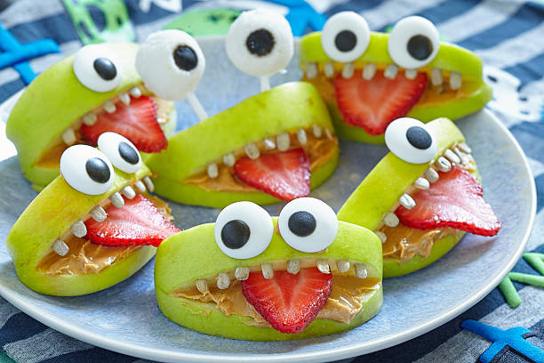 istock Spooky Halloween party monsters 487199688