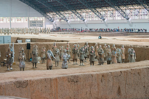 istock Terra Cotta Warriors and Horses 487200040
