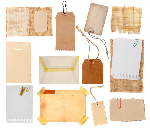 istock Blank cards, labels, price tags 487201369