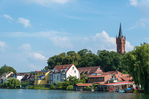 church in Feldberg - town in Mecklenburg, famous for the Lake landscape