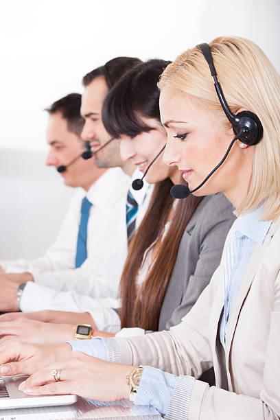istock Happy Business People Working On Laptop 487204073