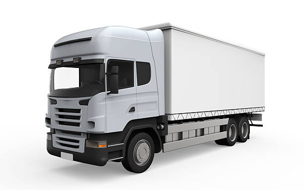 грузовой доставки грузовик - музыка для трейлера стоковые фото и изображения