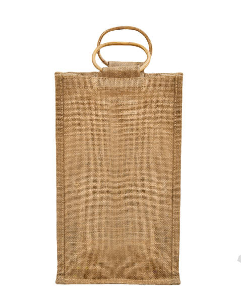 istock Fabric eco bag isolated on a white background 487205629