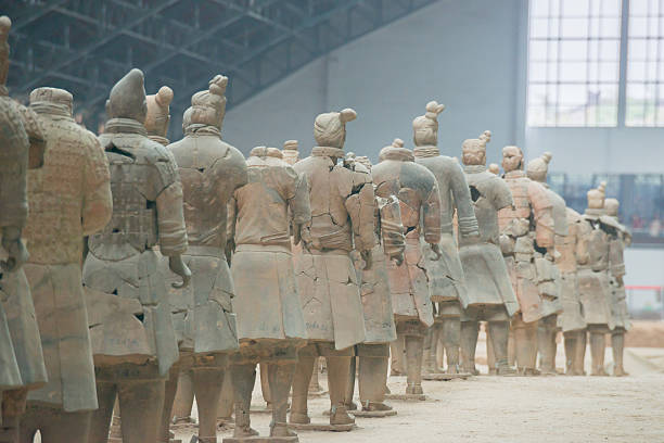 istock Terra Cotta Warriors and Horses 487206120