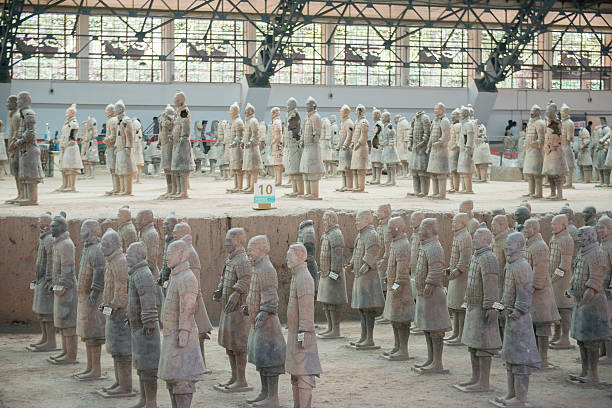 istock Terra Cotta Warriors and Horses 487206142