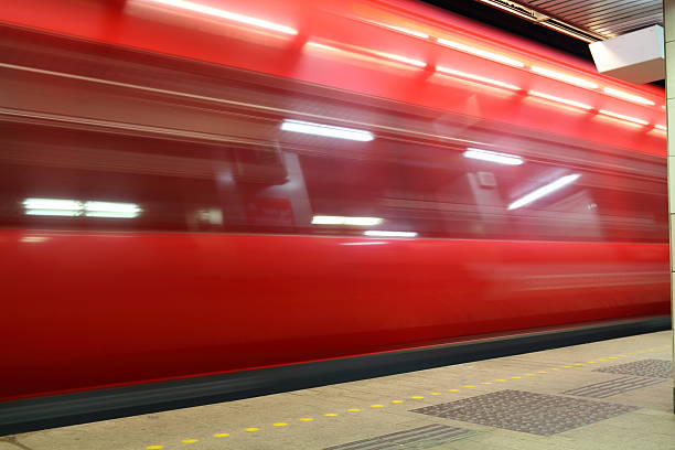 istock Copenhagen Underground S-tog train blurred motion 487206189