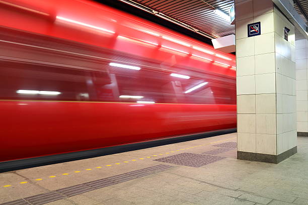 istock Copenhagen Underground S-tog train blurred motion 487206193