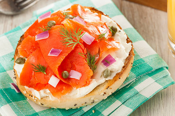 istock Homemade Bagel and Lox 487208345