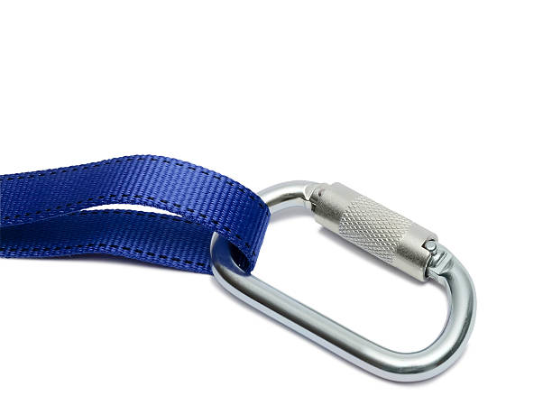 istock Climbing carbine with anchor sling 487209752