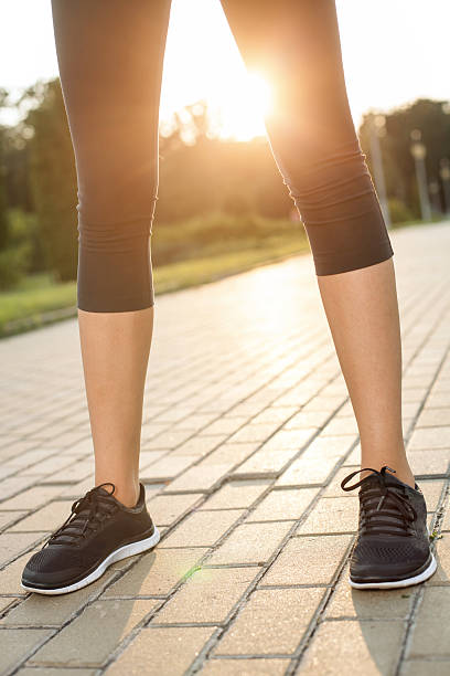 istock Young fit sportswoman is preparing for running 487213096
