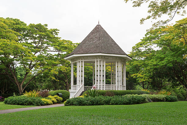 istock Bandstand in Singapore Botanic Gardens 487214440