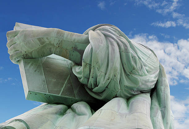istock Statue of Liberty Detail 487217346