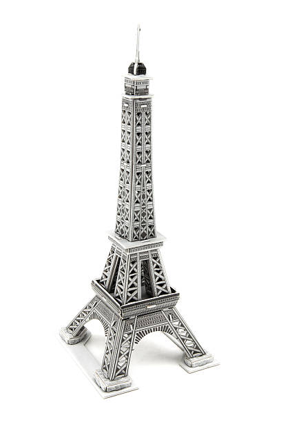istock souvenir from paper Eiffel Tower Paris on white background 487220070