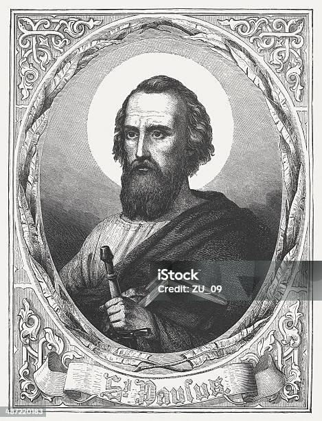 Apostle Paul Stock Vektor Art und mehr Bilder von Apostel - Apostel, Bibel, Bilderrahmen