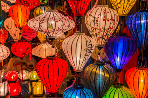Lanterns for sale in Hoi An Vietnam