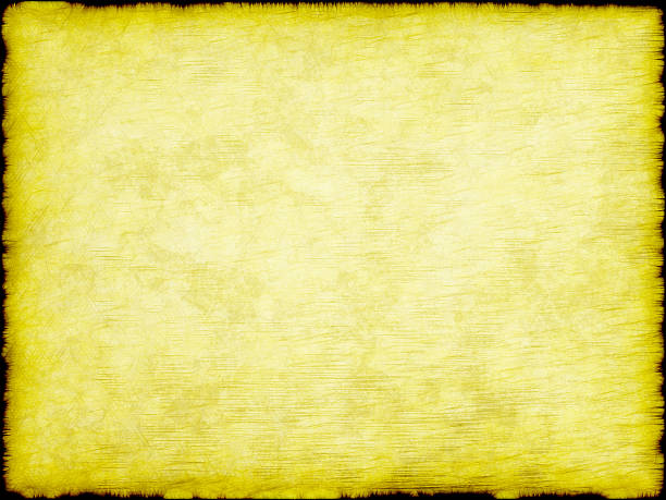 istock Grungy yellow papyrus with frame border.Background. 487221701