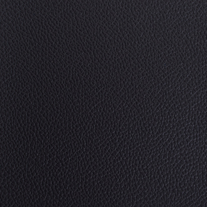 Organic black leather with embossed