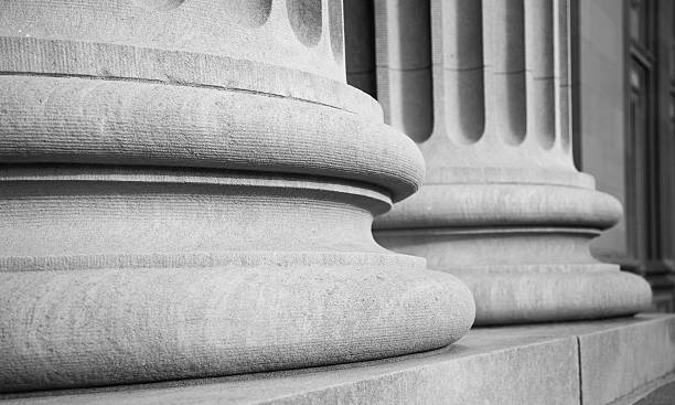 istock Architectural Columns in a Classic Federal Buuilding 487221790