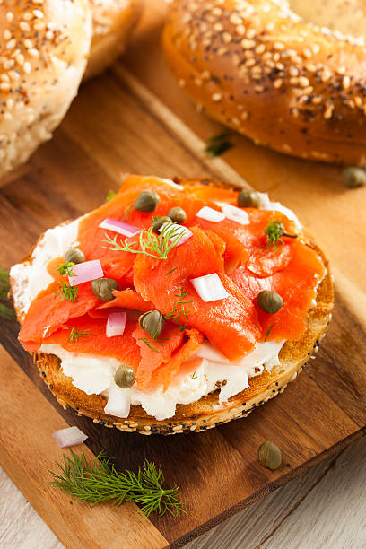 istock Homemade Bagel and Lox 487221799