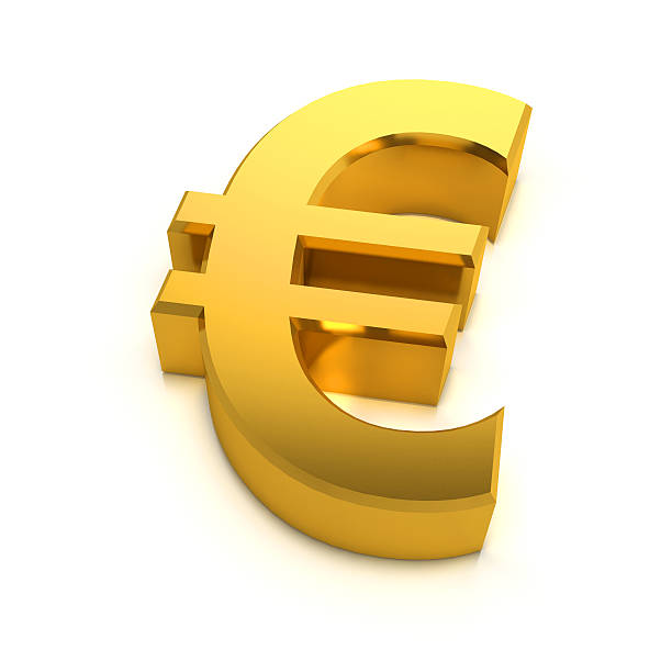 istock 3d Golden Euro symbol 487222139