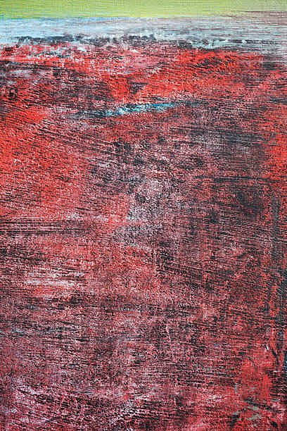 istock Abstract painted  green and red art backgrounds. 487225185