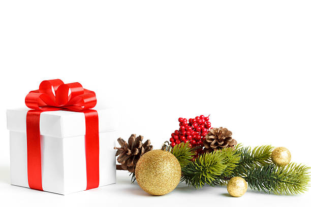 istock Composition of the Christmas decorations 487225376