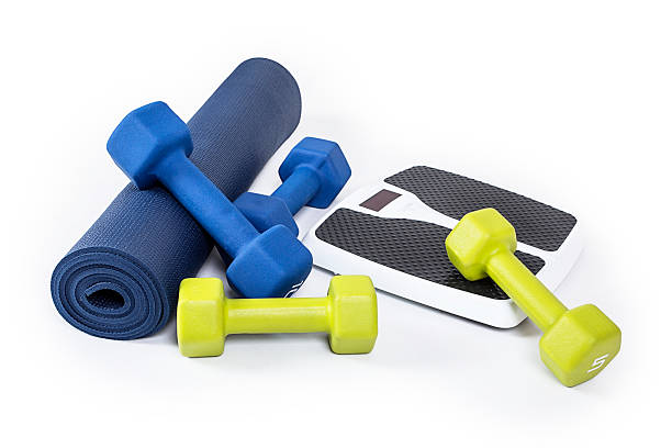 istock Fitness and weight loss equipment 487225648
