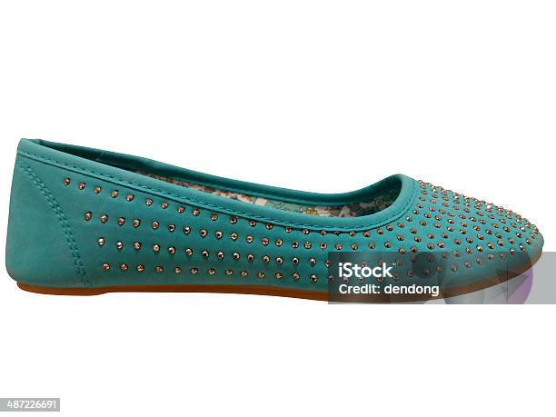 Shoe Stock Photo - Download Image Now - Blue, Fashion, Flat - Physical Description