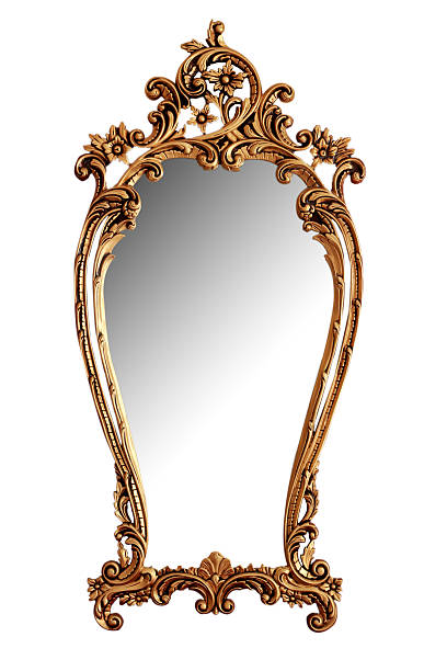 Golden Mirror golden mirror-2 mirror object stock pictures, royalty-free photos & images