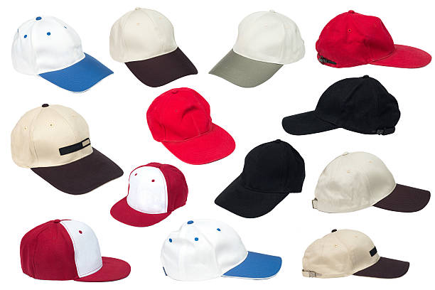 istock Collection of baseball caps 487227131