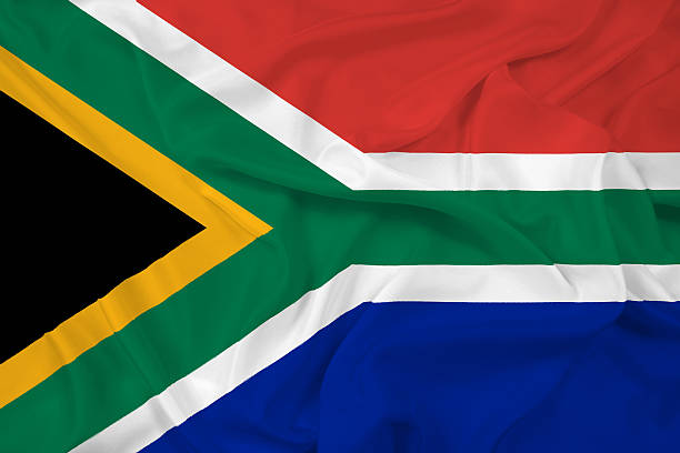 istock Waving South Africa Flag 487227615
