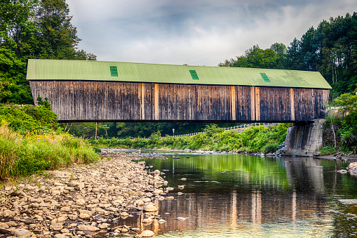 Covered bridge from New England, USA
