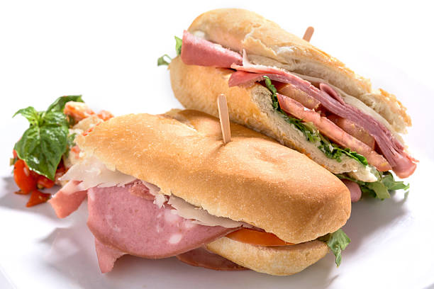 istock Mortadella and cheese sandwich 487230226