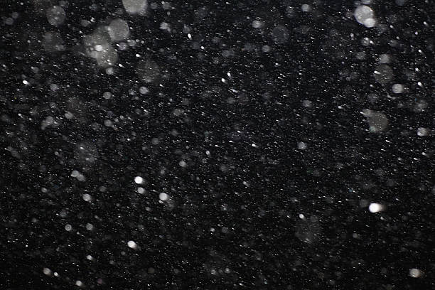 istock Abstract black white snow texture on black background for overlay 487233576