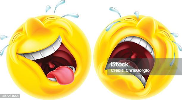 Theatre Comedy Tragedy Emoji Stock Illustration - Download Image Now - 2015, Acting - Performance, Anthropomorphic