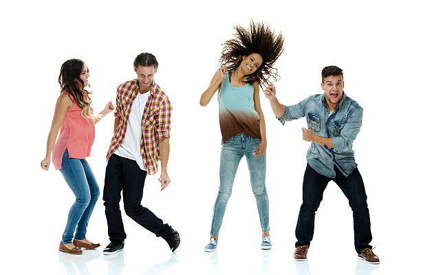 istock Group of friends dancing 487242376