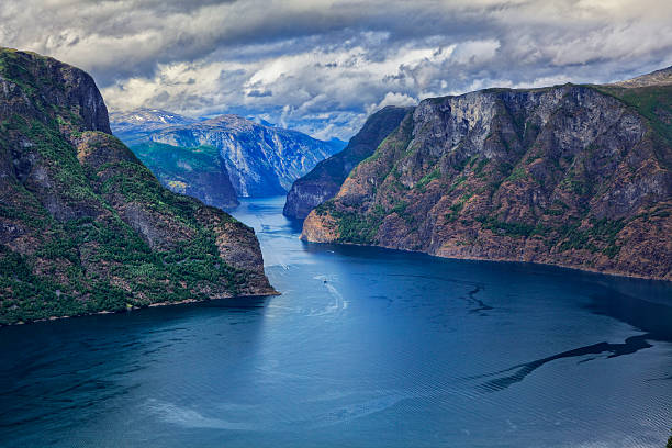 magnifique norvège - sognefjord photos et images de collection